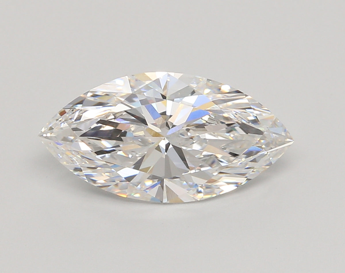 3.52 Carat Marquise Shaped, Ideal Cut, E Color, VVS2 Clarity, IGI Certified Lab Grown Diamond