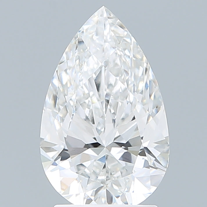 2.21 Carat Pear Shaped, Ideal Cut, E Color, VS1 Clarity, IGI Certified Lab Grown Diamond