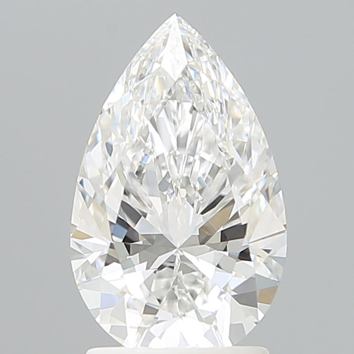 2.05 Carat Pear Shaped, Ideal Cut, E Color, VVS2 Clarity, IGI Certified Lab Grown Diamond