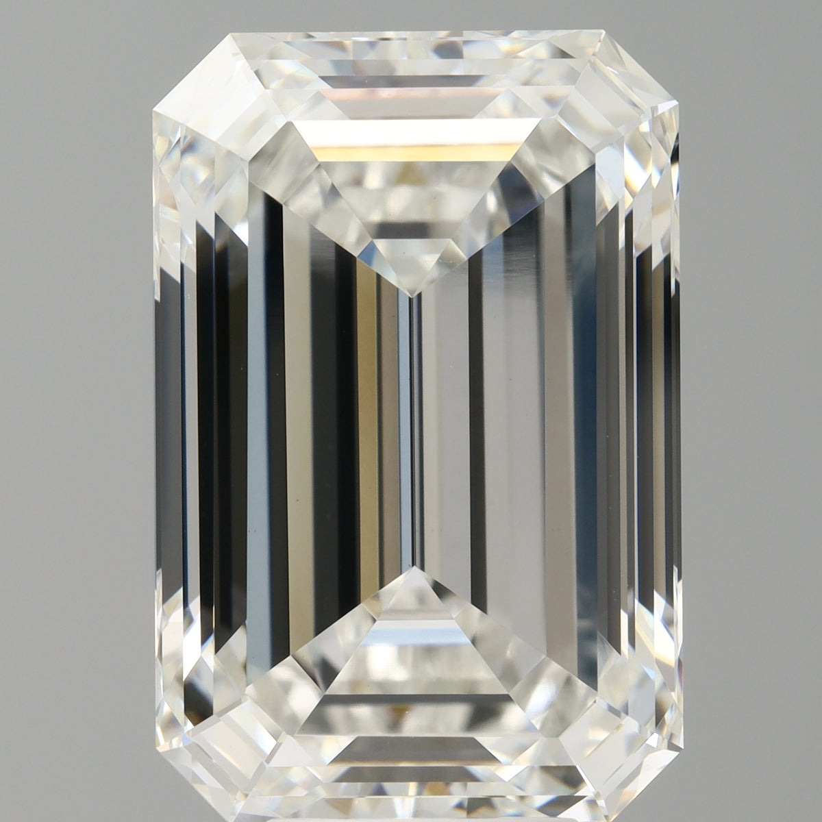 9.02 Carat Emerald Shaped, Ideal Cut, F Color, VVS2 Clarity, IGI Certified Lab Grown Diamond