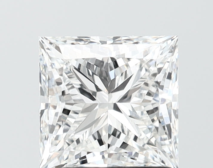 2.01 Carat Princess Shaped, Ideal Cut, E Color, VS1 Clarity, IGI Certified Lab Grown Diamond