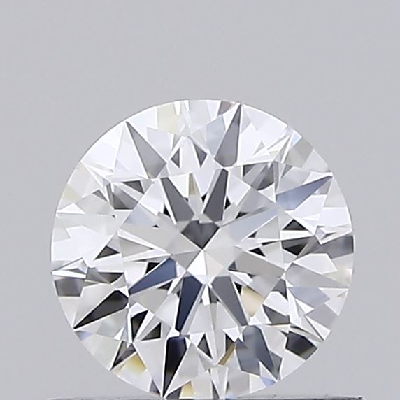 0.53 Carat Round Shaped, Ideal Cut, D Color, VVS2 Clarity, IGI Certified Lab Grown Diamond