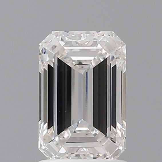 1.59 Carat Emerald Shaped, Ideal Cut, E Color, VS2 Clarity, IGI Certified Lab Grown Diamond