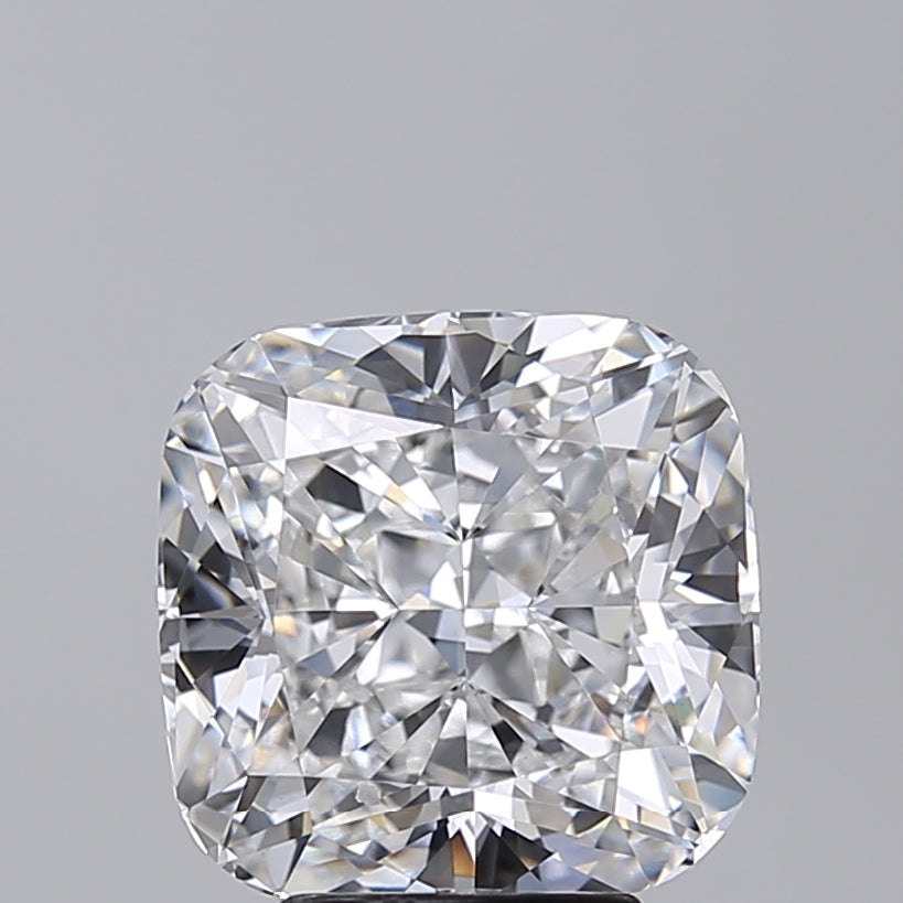 5.02 Carat Cushion Shaped, Excellent Cut, E Color, VVS2 Clarity, IGI Certified Lab Grown Diamond