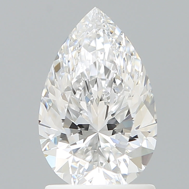 1.56 Carat Pear Shaped, Excellent Cut, D Color, VS1 Clarity, IGI Certified Lab Grown Diamond