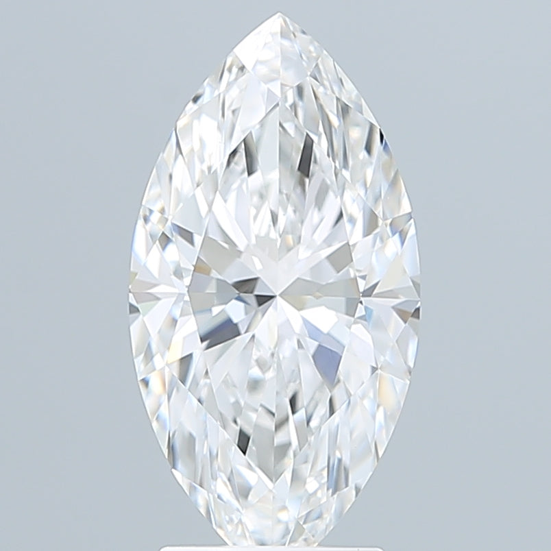 3.07 Carat Marquise Shaped, Ideal Cut, E Color, VVS2 Clarity, IGI Certified Lab Grown Diamond