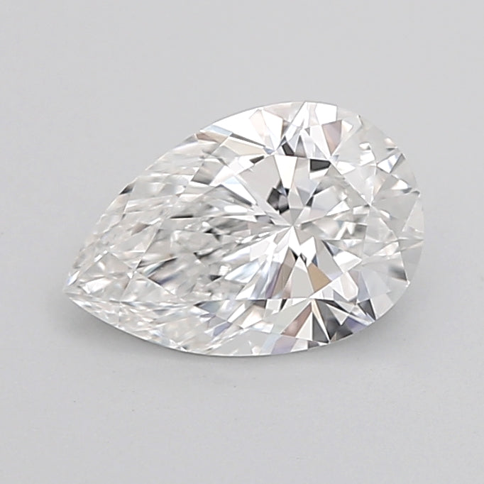 1.46 Carat Pear Shaped, Ideal Cut, D Color, VVS2 Clarity, IGI Certified Lab Grown Diamond