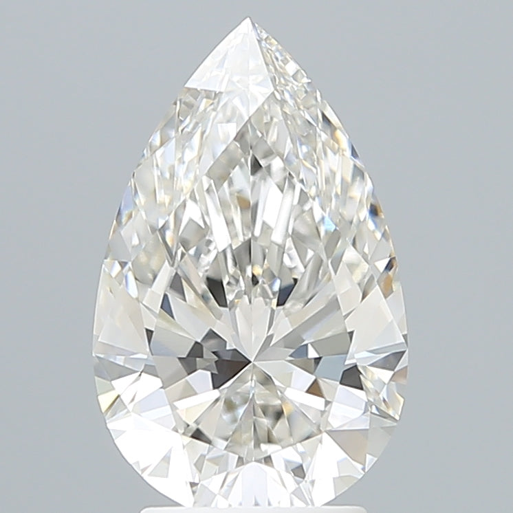3.09 Carat Pear Shaped, Ideal Cut, G Color, VS1 Clarity, IGI Certified Lab Grown Diamond