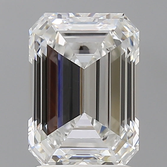 2.59 Carat Emerald Shaped, Ideal Cut, E Color, VVS2 Clarity, IGI Certified Lab Grown Diamond