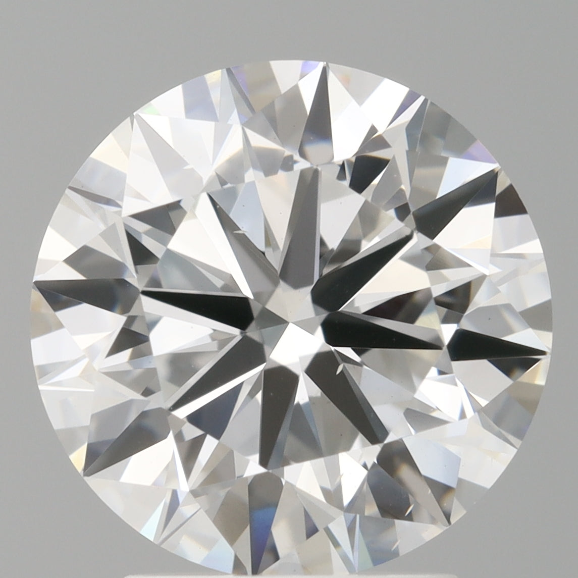 3.00 Carat Round Shaped, Excellent Cut, E Color, VS2 Clarity, IGI Certified Lab Grown Diamond