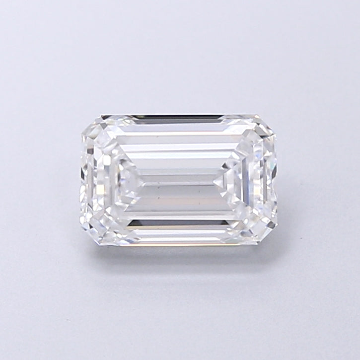 1.32 Carat Emerald Shaped, Very Good Cut, D Color, VS1 Clarity, IGI Certified Lab Grown Diamond