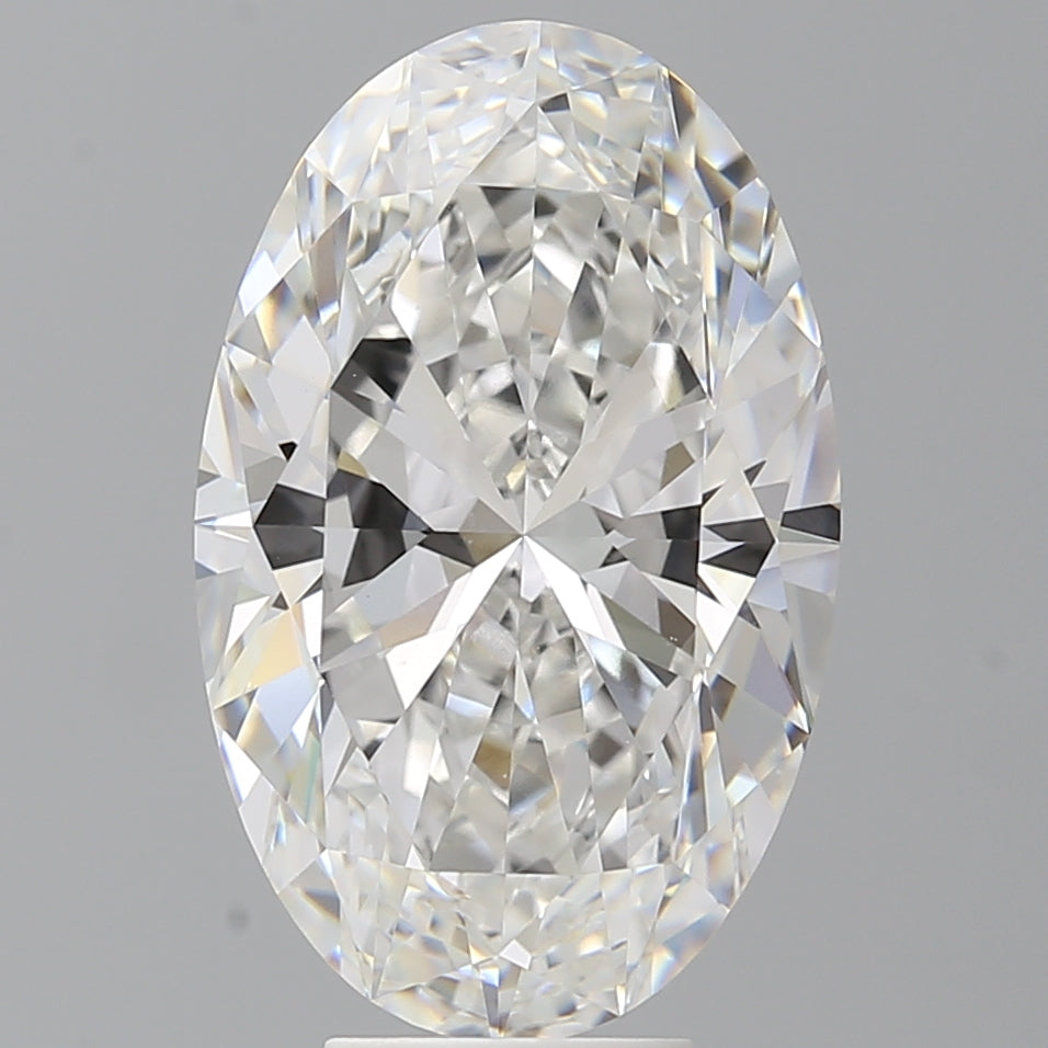 7.10 Carat Oval Shaped, Ideal Cut, E Color, VVS2 Clarity, IGI Certified Lab Grown Diamond