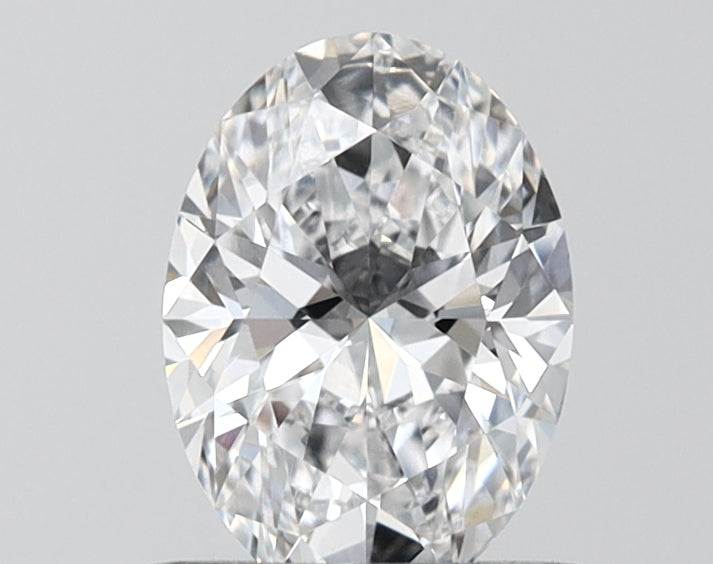 1.19 Carat Oval Shaped, Ideal Cut, D Color, VVS2 Clarity, IGI Certified Lab Grown Diamond