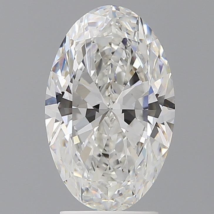 3.05 Carat Oval Shaped, Ideal Cut, F Color, VVS2 Clarity, IGI Certified Lab Grown Diamond