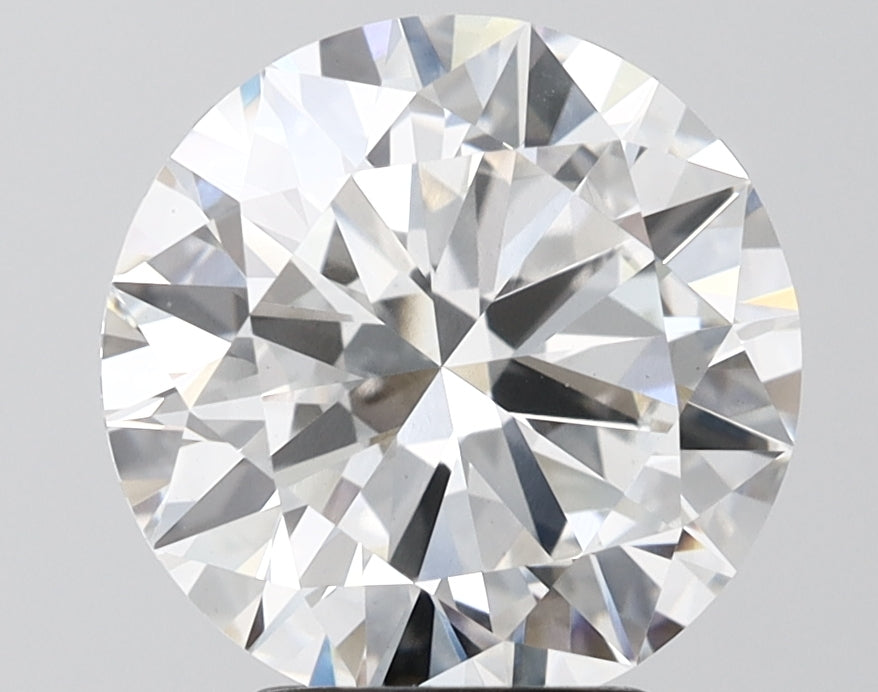4.03 Carat Round Shaped, Excellent Cut, F Color, VS1 Clarity, IGI Certified Lab Grown Diamond
