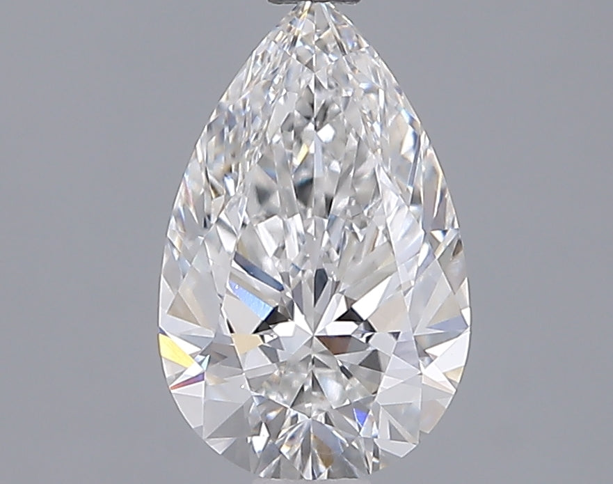 1.55 Carat Pear Shaped, Ideal Cut, E Color, VVS2 Clarity, IGI Certified Lab Grown Diamond