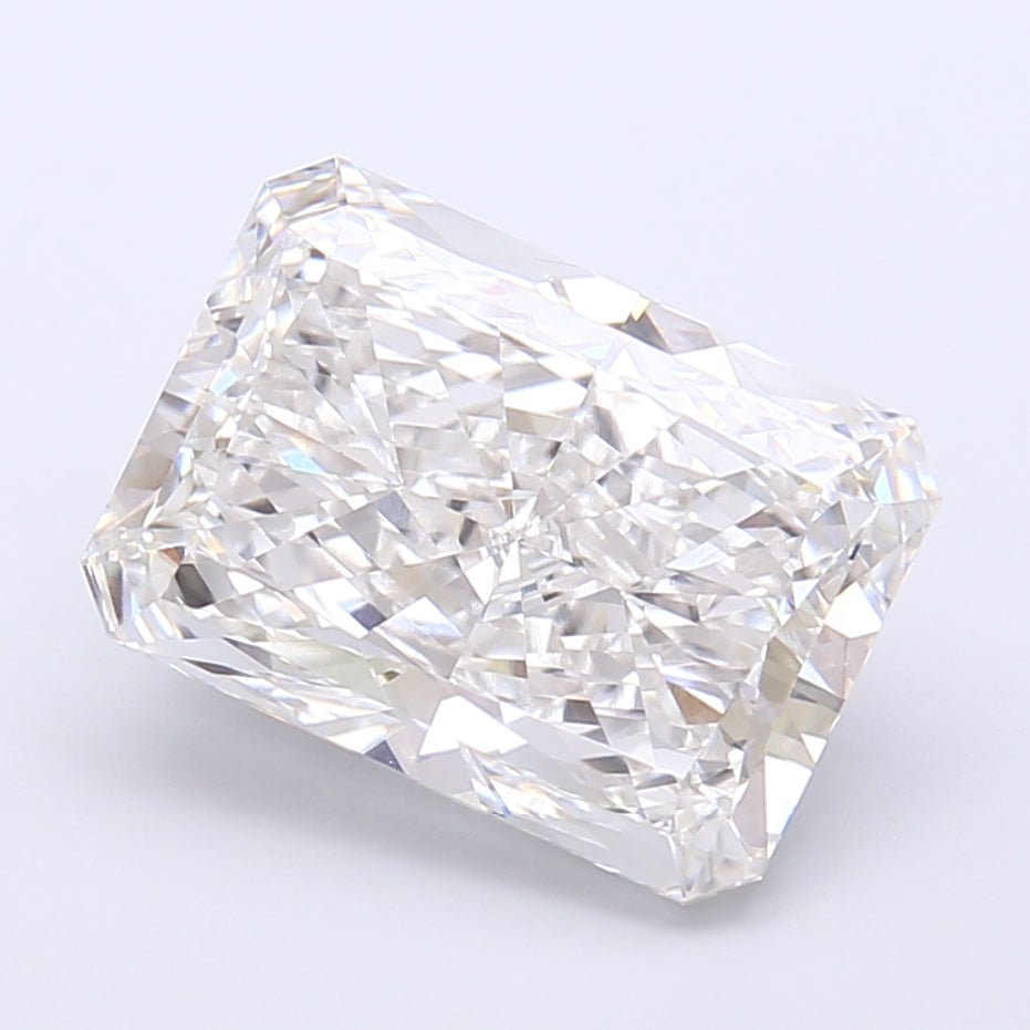 5.52 Carat Radiant Shaped, Very Good Cut, VVS2 Clarity, IGI Certified Lab Grown Diamond