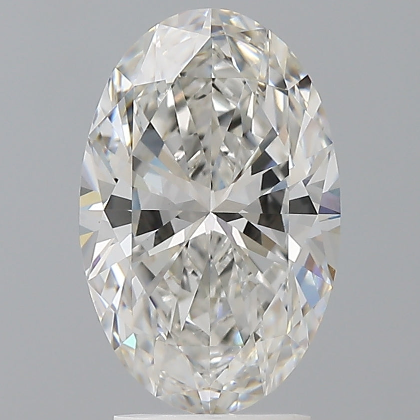 3.10 Carat Oval Shaped, Ideal Cut, F Color, VVS2 Clarity, IGI Certified Lab Grown Diamond