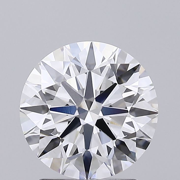 1.56 Carat Round Shaped, Ideal Cut, D Color, VVS2 Clarity, IGI Certified Lab Grown Diamond