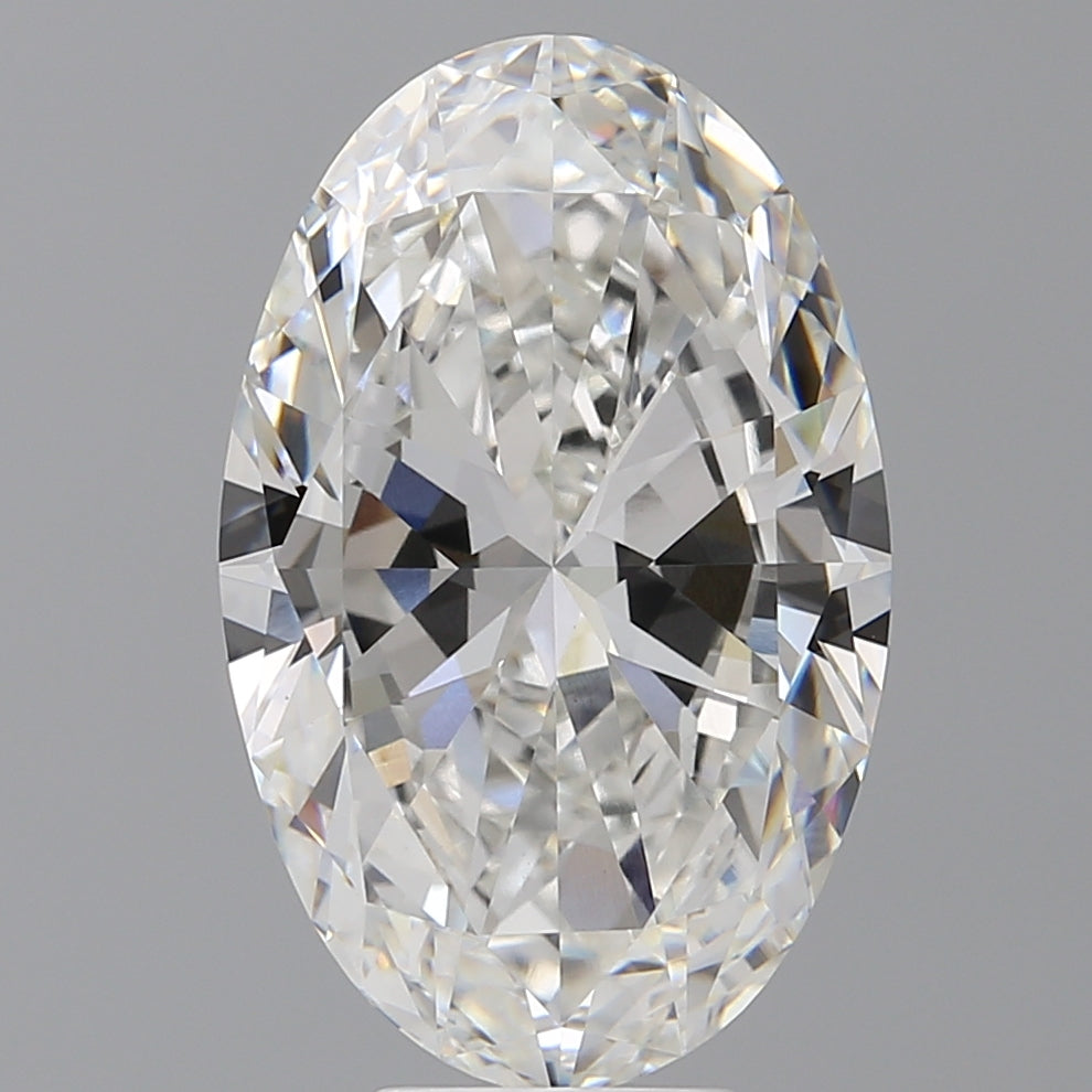 7.41 Carat Oval Shaped, Excellent Cut, E Color, VVS2 Clarity, IGI Certified Lab Grown Diamond