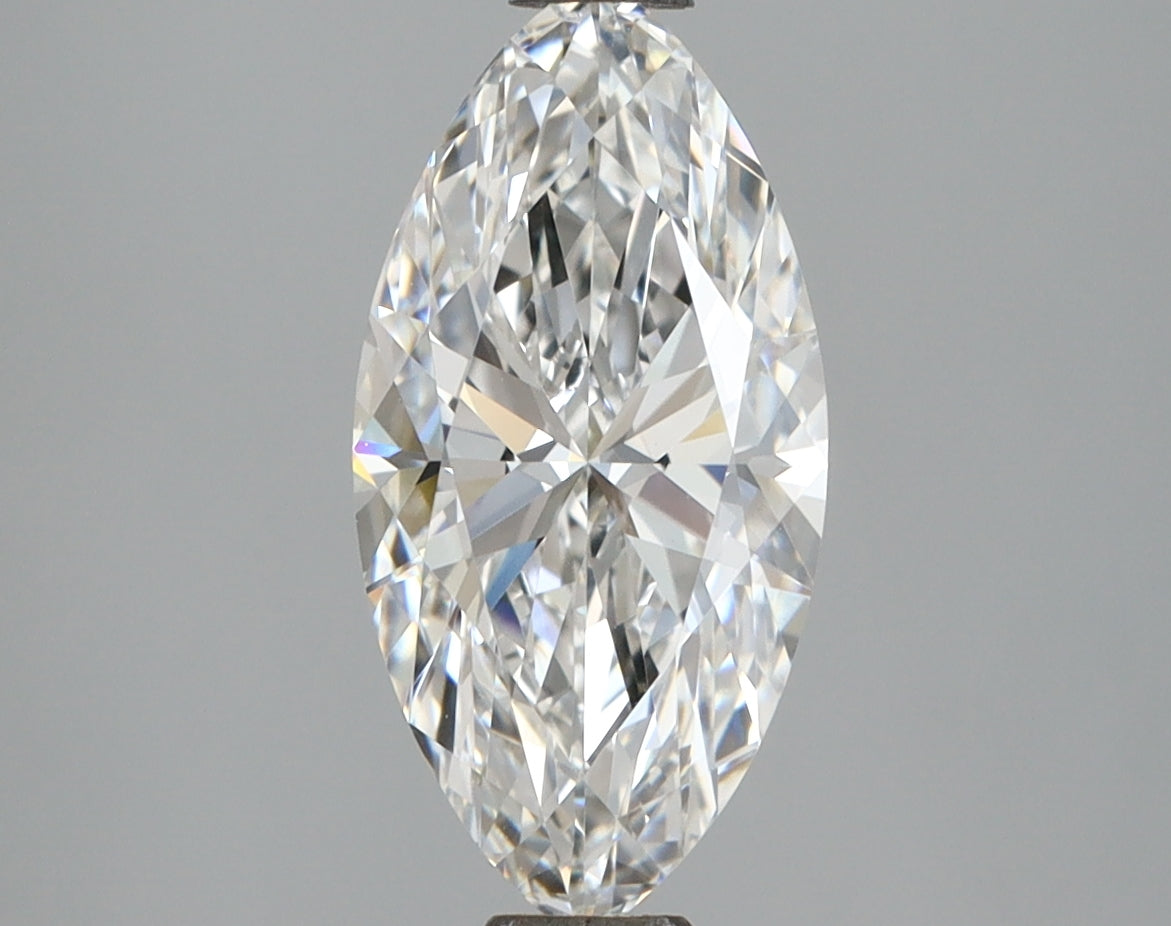 2.02 Carat Marquise Shaped, Ideal Cut, E Color, VVS2 Clarity, IGI Certified Lab Grown Diamond