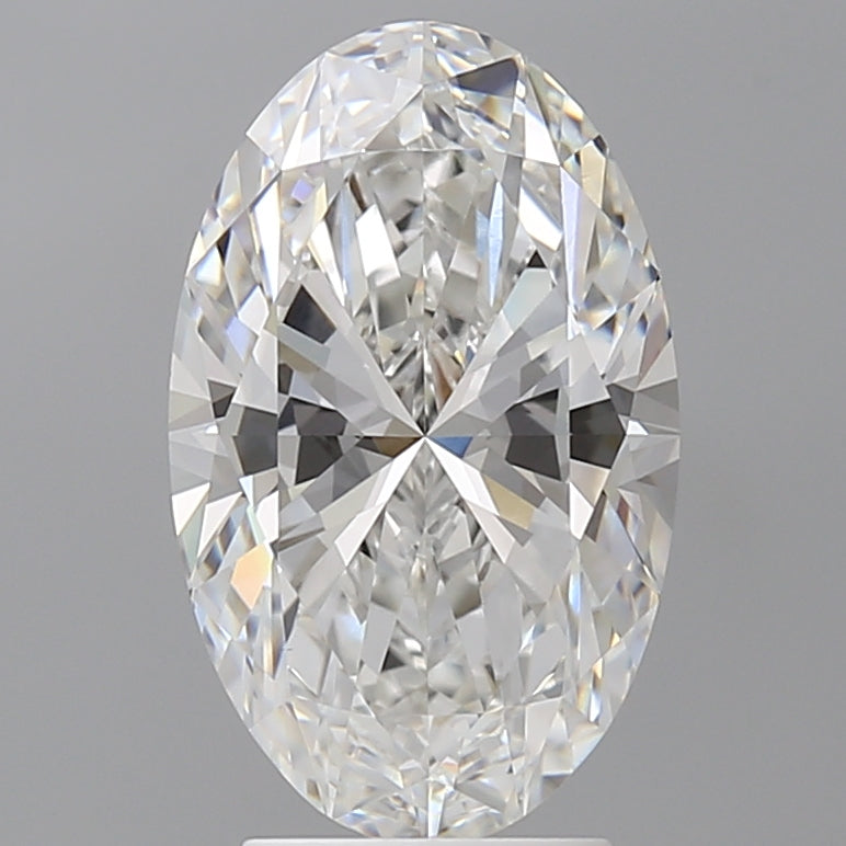 3.57 Carat Oval Shaped, Ideal Cut, E Color, VVS2 Clarity, IGI Certified Lab Grown Diamond
