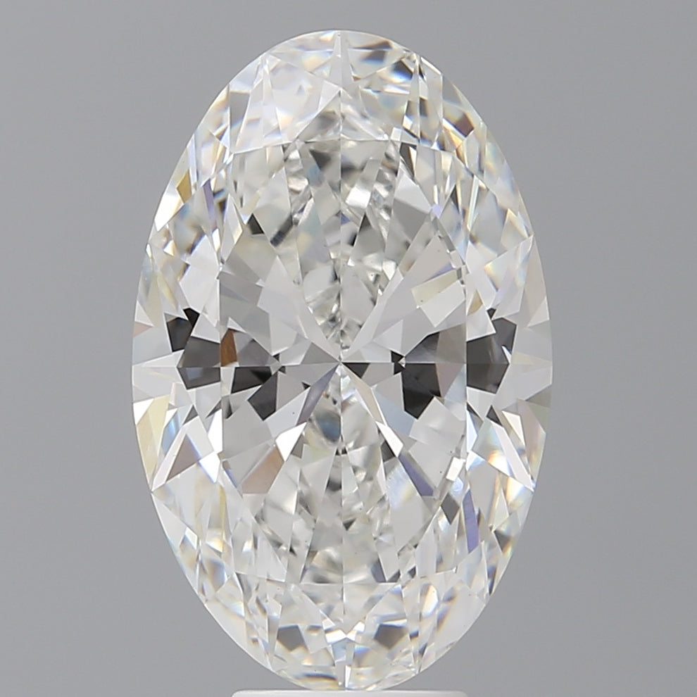 7.09 Carat Oval Shaped, Ideal Cut, E Color, VVS2 Clarity, IGI Certified Lab Grown Diamond