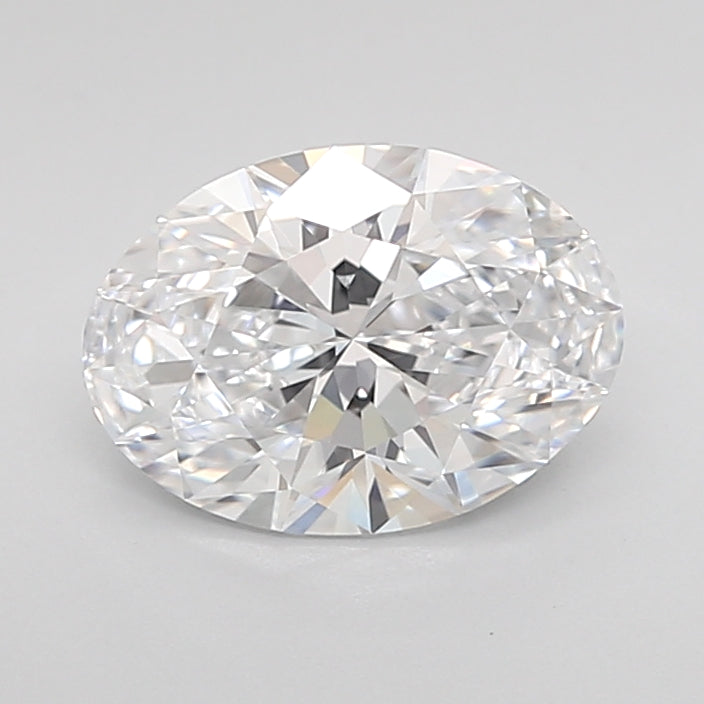 1.43 Carat Oval Shaped, Ideal Cut, D Color, VVS1 Clarity, IGI Certified Lab Grown Diamond