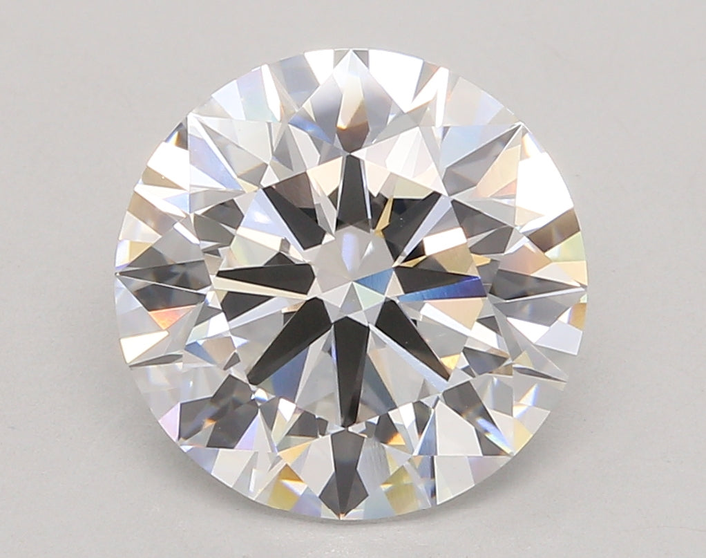 5.55 Carat Round Shaped, Ideal Cut, E Color, VVS2 Clarity, IGI Certified Lab Grown Diamond