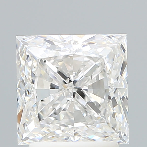 2.60 Carat Princess Shaped, Ideal Cut, E Color, VVS2 Clarity, IGI Certified Lab Grown Diamond