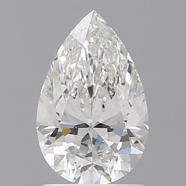 1.52 Carat Pear Shaped, Ideal Cut, E Color, VVS2 Clarity, IGI Certified Lab Grown Diamond