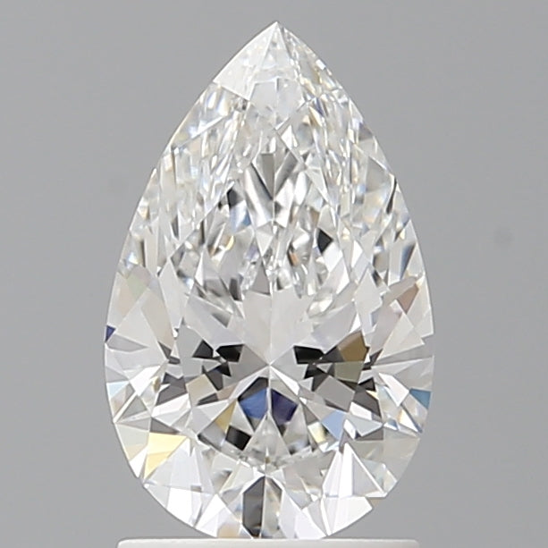 1.55 Carat Pear Shaped, Ideal Cut, E Color, VVS2 Clarity, IGI Certified Lab Grown Diamond