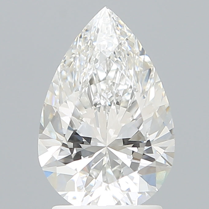 2.19 Carat Pear Shaped, Excellent Cut, E Color, VVS2 Clarity, IGI Certified Lab Grown Diamond