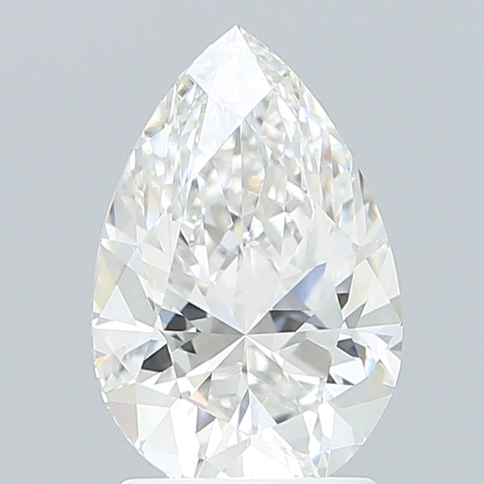 2.09 Carat Pear Shaped, Excellent Cut, E Color, VVS2 Clarity, IGI Certified Lab Grown Diamond