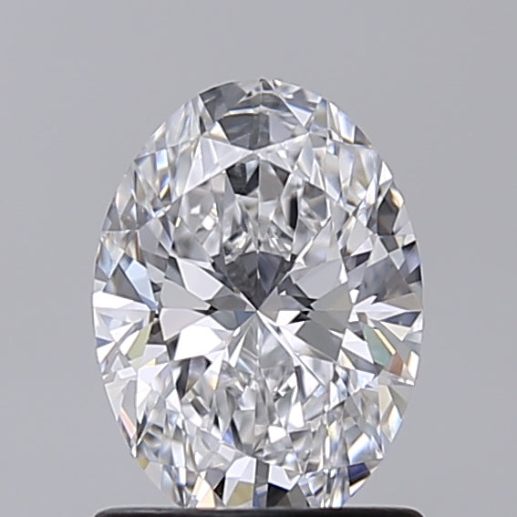 1.10 Carat Oval Shaped, Excellent Cut, D Color, VVS2 Clarity, IGI Certified Lab Grown Diamond