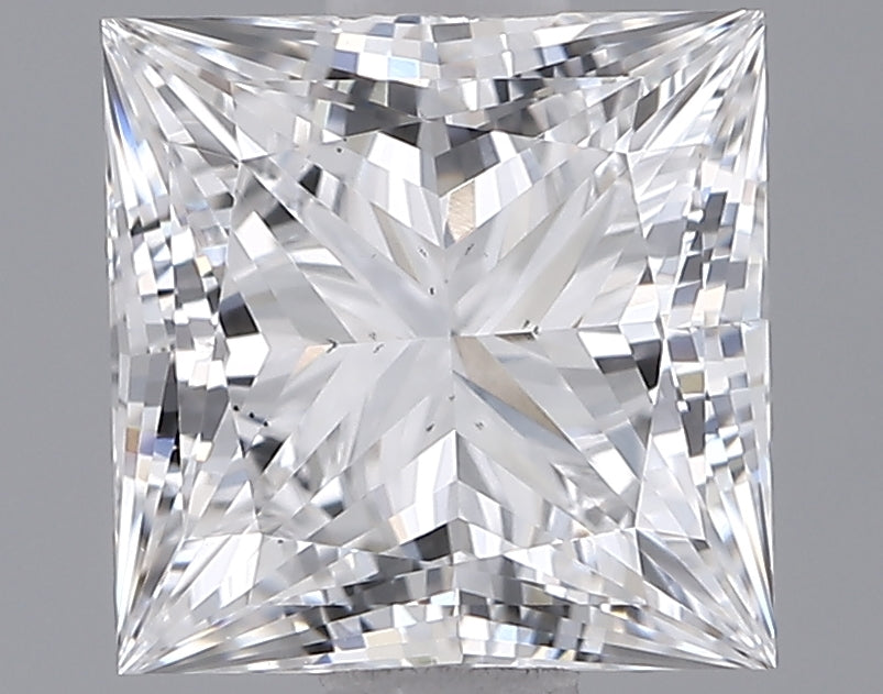 1.77 Carat Princess Shaped, Excellent Cut, D Color, VS2 Clarity, IGI Certified Lab Grown Diamond