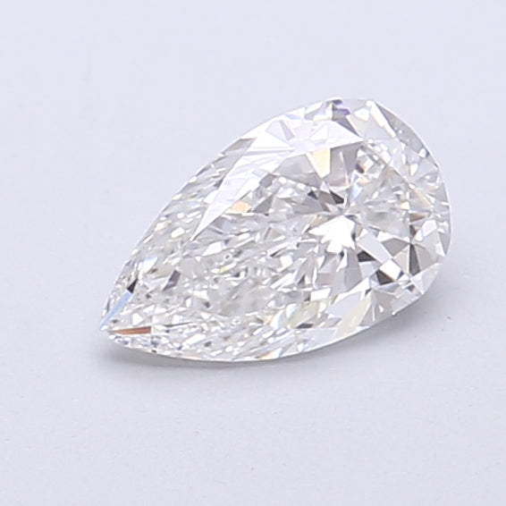 0.60 Carat Pear Shaped, Very Good Cut, D Color, VS1 Clarity, IGI Certified Lab Grown Diamond