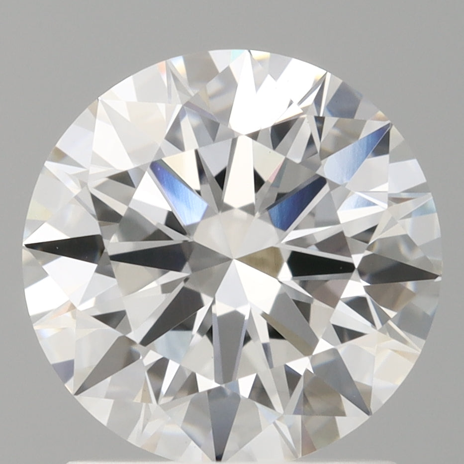 1.53 Carat Round Shaped, Ideal Cut, D Color, VVS2 Clarity, IGI Certified Lab Grown Diamond