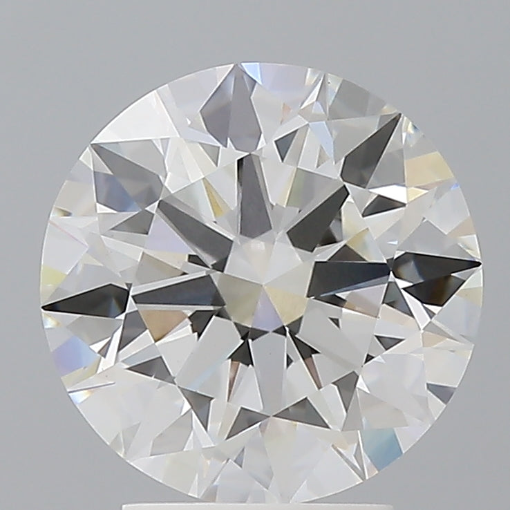 3.52 Carat Round Shaped, Ideal Cut, F Color, VVS2 Clarity, IGI Certified Lab Grown Diamond