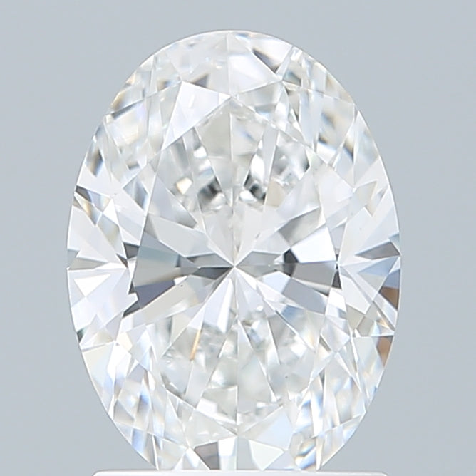 1.58 Carat Oval Shaped, Ideal Cut, E Color, VVS2 Clarity, IGI Certified Lab Grown Diamond