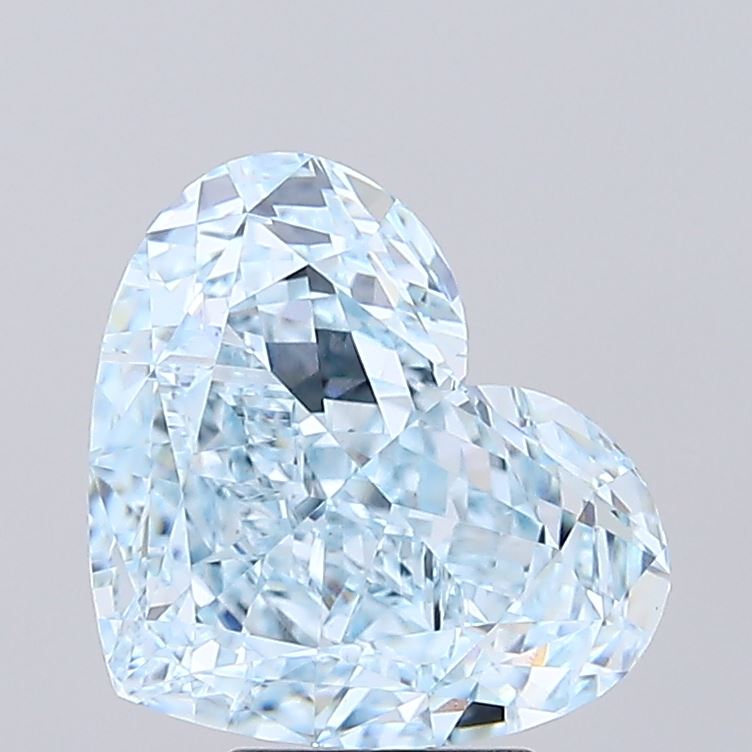 5.03 Carat Heart Shaped, Very Good Cut, VVS2 Clarity, IGI Certified Lab Grown Diamond