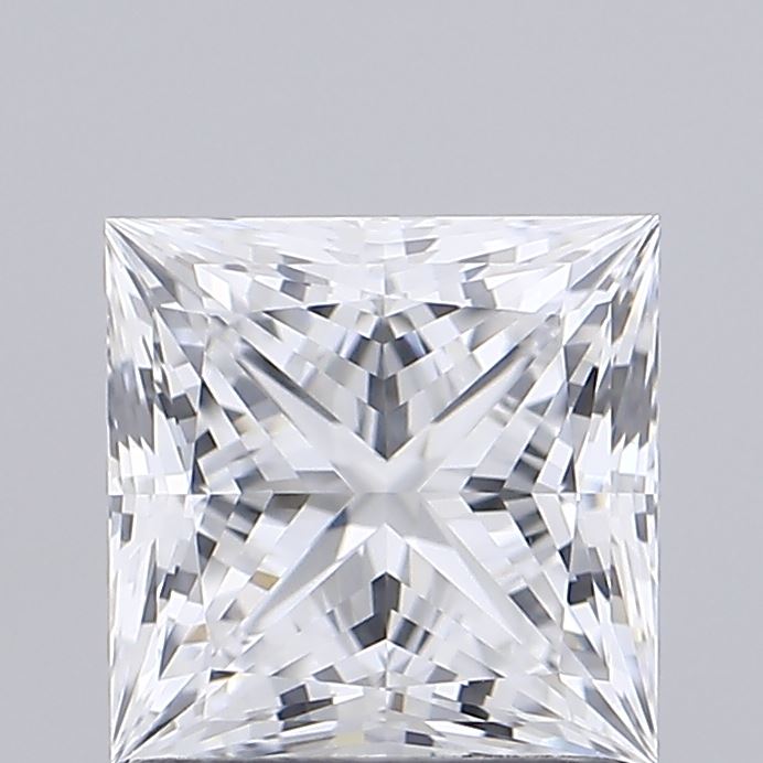 1.10 Carat Princess Shaped, Ideal Cut, D Color, VVS1 Clarity, IGI Certified Lab Grown Diamond