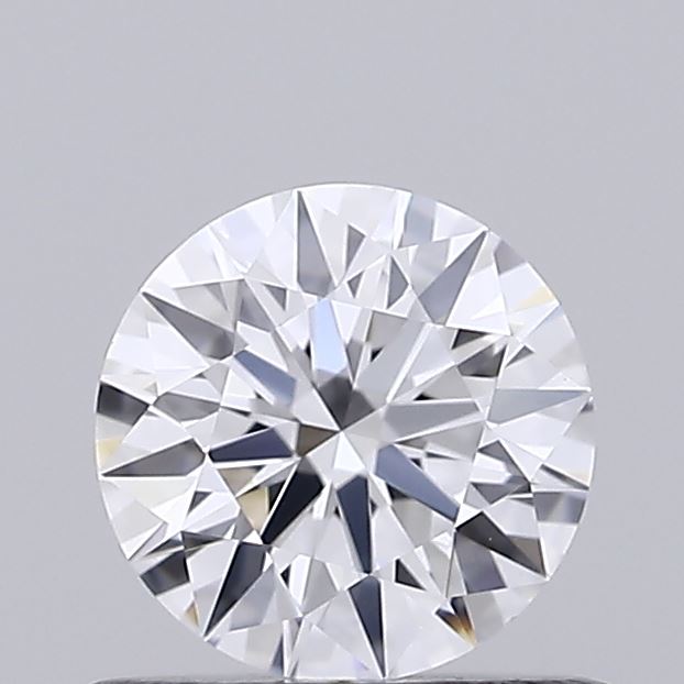 0.53 Carat Round Shaped, Ideal Cut, D Color, VVS2 Clarity, IGI Certified Lab Grown Diamond