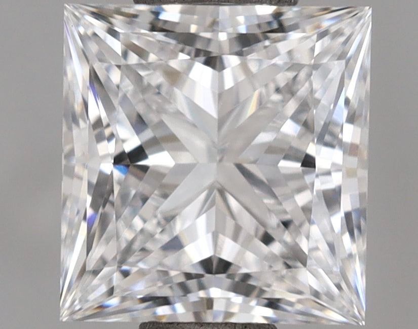 1.06 Carat Princess Shaped, Ideal Cut, D Color, VVS1 Clarity, IGI Certified Lab Grown Diamond