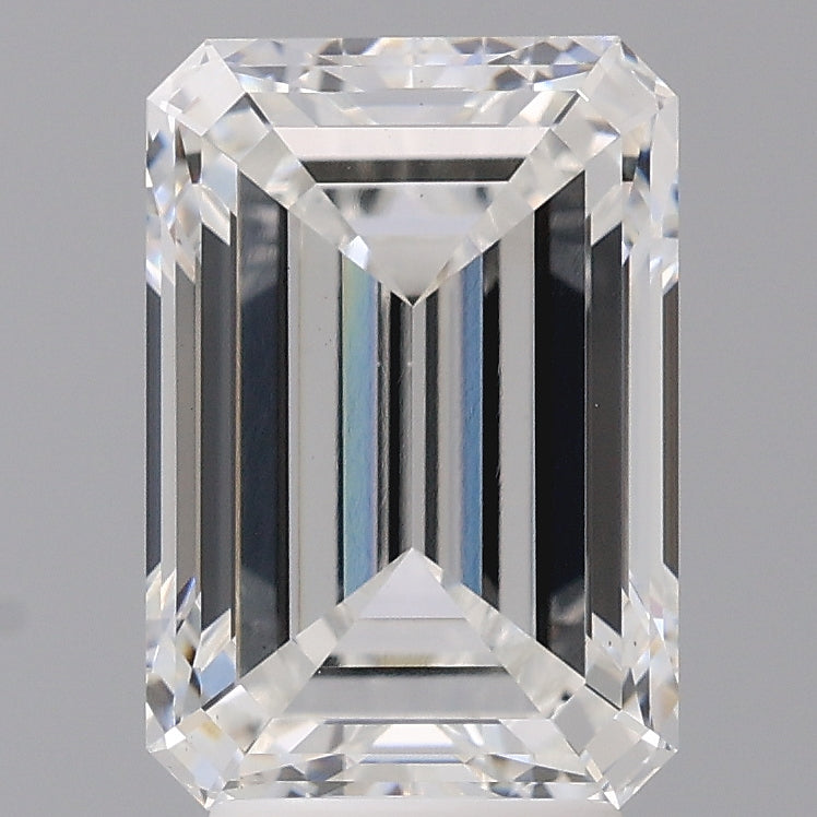 4.50 Carat Emerald Shaped, Ideal Cut, E Color, VS1 Clarity, IGI Certified Lab Grown Diamond
