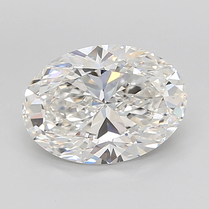 4.06 Carat Oval Shaped, Ideal Cut, F Color, VVS2 Clarity, IGI Certified Lab Grown Diamond