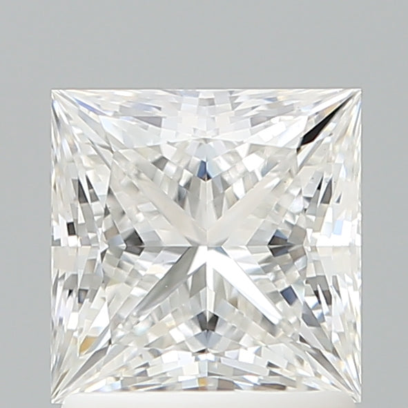 1.53 Carat Princess Shaped, Ideal Cut, D Color, VVS2 Clarity, IGI Certified Lab Grown Diamond