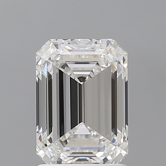 1.60 Carat Emerald Shaped, Ideal Cut, E Color, VVS2 Clarity, IGI Certified Lab Grown Diamond