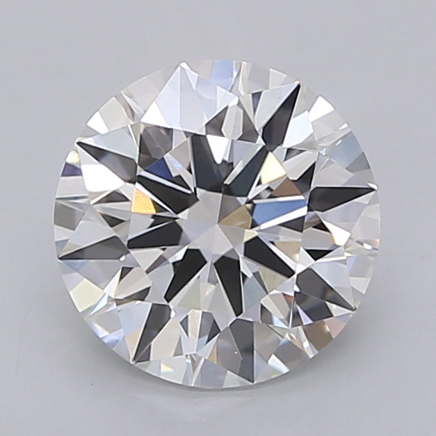 2.04 Carat Round Shaped, Excellent Cut, E Color, VVS2 Clarity, IGI Certified Lab Grown Diamond