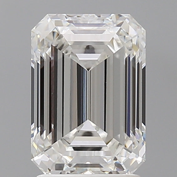 2.59 Carat Emerald Shaped, Ideal Cut, E Color, VVS2 Clarity, IGI Certified Lab Grown Diamond